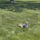 Small Pet Animal Exercise Play Pen Portable Fence Cage Indoor Outdoor Dog Puppy