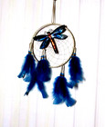 Native American Made Dream Catcher  Dragonfly Dreamcatcher  Coa  9  X 9   11a