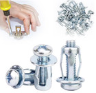 Button Rivet Locking Nuts Set heavy Duty Carbon Steel High-strength Hardware
