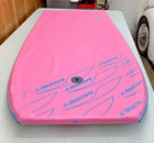 Vintage Old School Morey Mach9 Body Boogie Board Pink Blue White Bodyboard