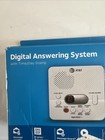 At t 1740 Digital Answering System With Time And Day Stamp - White