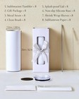 Uirzotn 8 Pack 20oz Sublimation Tumbler 2 83 X X 8 2 Inches  8
