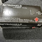 Mcr Nitrile Gloves Medium Nitrishield Stealth 6 Mil Pwdr Free Blck
