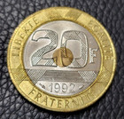 1992 France 20 Francs Coin
