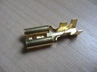 Lot  10  Crimp Terminal Connector Brass W  Tab 9 5mm 3 8  Female 10-6awg  e83ac