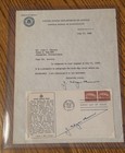 J Edgar Hoover Signed Letter   First Day Cover With Jsa Coa  2 
