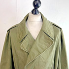 Vintage Post Wwii 1950 American Army Field Overcoat M-1950a Olive Green Xl