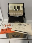 Hohner Piano Accordion 25 Treble Key 12 Bass 2 Register Black gold Small W  Case