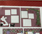 Christmas 12x12  Scrapbook Kit Creates 6 Fully Embellished Pages