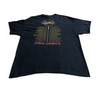 Rush R40 40th Anniversary Tour 2015 Graphic Short Sleeve Black T Shirt Size 2xl