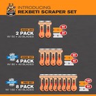 Razor Blade Scraper Tool Set  2 Pack With 80 Extra Blades For Glass  Paint  Cook