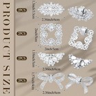4pair Pearl Crystal Shoe Buckle Rhinestone Shoe Clip Crystal Shoe Clip High Heel