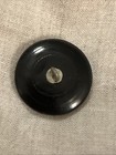 Vintage American Red Cross Black Uniform Domed Button Bakelite Or Celluloid