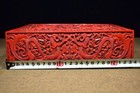 Chinese Antique Vintage Lacquerware Exquisite Dragon Statue Box Collection Art