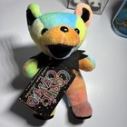 Grateful Dead Bean Bear Plush 7-inch  Cosmic Charlie  Liquid Blue  Vintage