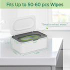 Baby Wipes Dispenser  Wipes Case Baby Wipe Holder Keeps Wipes Fresh  Non-slip  E