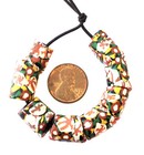 8 Old Antique Rare Venetian Multi Millefiori Glass African Trade Beads 