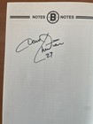Boston Bruins 1986-87 Yearbook Autographed By Dave Christian And Craig Janney