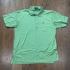 Masters Polo Shirt Mens L Green Peter Millar Cotton Augusta National Golf Course