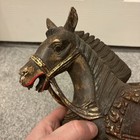 Vintage Hand Carved Wooden Horse Hand Painted Antique