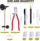 9 Piece Glass Cutting Set With Precision Tools Oil Feed Cutter And Pliers