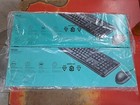 Lot Of 2 Logitech Mk120  920-002565  Wired Keyboard And Mouse Combo Sealed New