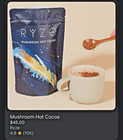 Ryze Mushroom Hot Cocoa   Adaptogens   Nootropics   Keto Hot Chocolate   New