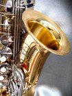 Selmer  liberty  Las100 Gold silver Alto Sax W orig case   Bundy Mpc - Beautiful