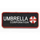 4pcs 3d Pvc Resident Evil Biohazard Umbrella Corporation Rubber Hook Loop Patch