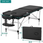 73 massage Table Folding Massage Tattoo Bed Professional Portable Beauty Spa Bed
