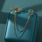Vintage Crystal Bee Brooch Tassel Pin Women s Suit Sweater Jewelry Gift - Usa