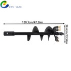 12  X 48  Auger Bit 2  Hex Collar Skid Steer Post Hole Digger Attachment