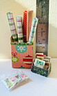 Artisan Dollhouse Miniature Christmas Gift Wrap - Cards - And Gift Tags - Ooak