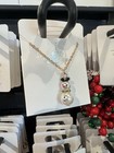 New Disney Parks Christmas Mickey Mouse Snowman Necklace Wdw Jewelry Collection