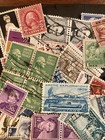 Vtg Postage Stamps  Lot Of 200  Used Stamps From Large Collection 1800s To 1970s