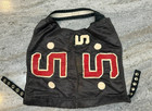 Vintage Greyhound Dog Racing Jacket Race Worn  5 Black   Red