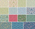 Riley Blake - Craft Garden Fat Quarter Bundle By Liberty Fabrics 15 Pcs