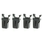 4xreplacement Car Sunglasses Holder Overhead Console Latch Fit For Trash Pr-001