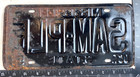 Vintage Mississippi 1954 Sample Auto License Plate Sam-ple Garage Pub Wall Decor