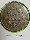 1825 Half Cent  Rare  Key Date  Only 63 000 Minted  Xf   Authentic 