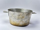 Vtg Cordon Bleu Tinned Charlotte Pot Mold  10 Heart Handle No Lid Rustic Decor
