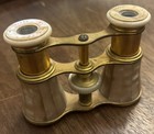 Vintage Marghand Lemaire Paris Chevalier Opera Glasses Mother Of Pearl Antique