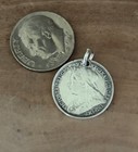 1880   s Antique Silver  Love Token Jjt J T Coin