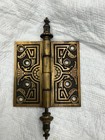 4 Matching Wonderful Eastlake Period Brass Door Hinges 