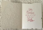 Unused Christmas Santa Cat Kitten Toys Bag Present Vtg Greeting Card Italy 1960s