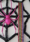 4-9  16 20oz Grande Halloween Colorblock Stripe Purple Lime Straws Standard 8mm