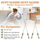 4pack Dc97-16350u Suspension Rod Samsung Dc97-16350e Dc97-05280w Dc97-16350c