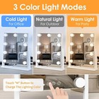 Vanity Mirror With Lights  Hollywood Lighted Makeup Mirror With 3 Color Lighting