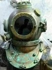 Diving Divers Helmet Mark V Us Navy Helmet Marine Deep Scuba Helmet Antique