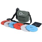 Disc Golf Set- Putter  Mid-range  Driver  Mini Disc  Towel With Bag Green